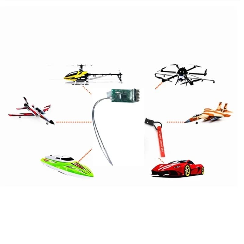S603 DSMX DSM2 6CH RC Receiver PPM Output Long Range for Spektrum DX6i DX7 DX8 JR DSX7 DSX9 W/15db Gain Antenna PK AR6210 RX