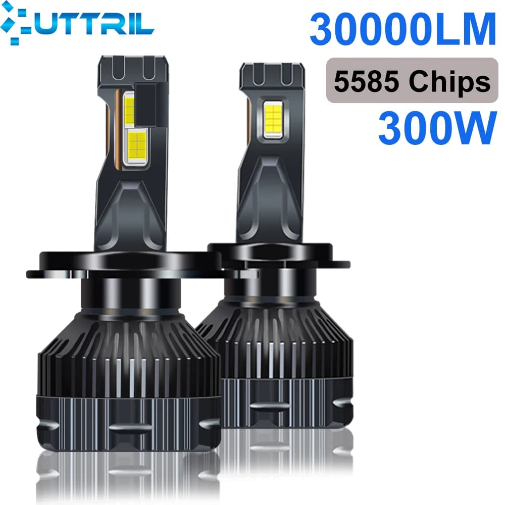 H4 H7 Canbus LED Car LED faro 300W 30000LM H1 H8 H9 H11 9005 HB3 9006 HB4 Auto LED lampada fendinebbia ad alta potenza 6000K 12V