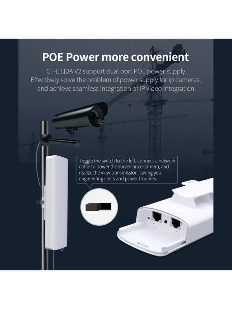 652F 300Mbps Amplificatore wireless Estensore WiFi Router CPE ripetitore WIFI CFE312A