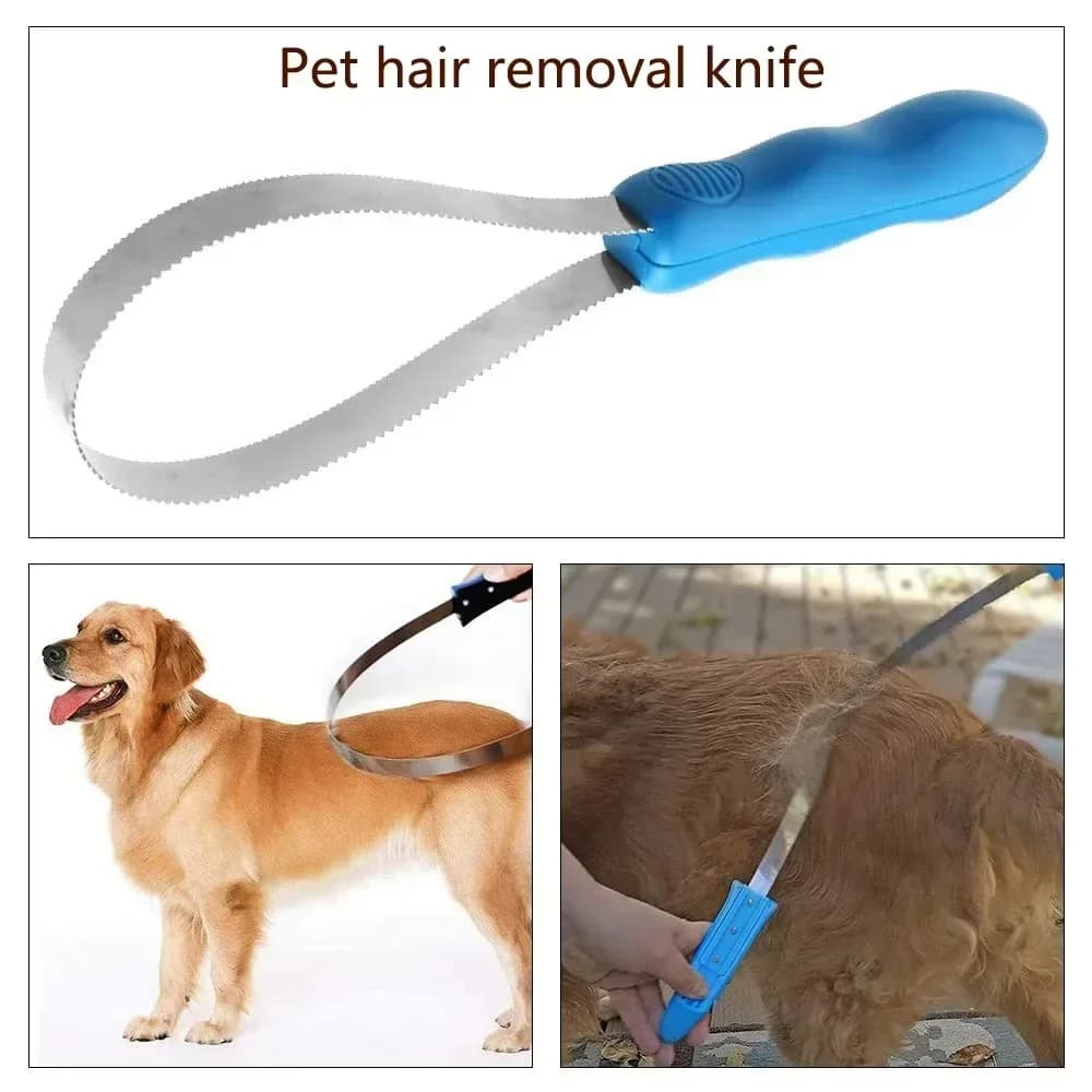 Raschietto per il sudore in metallo per cavalli da compagnia variabile Spazzola per lama per spargimento dei peli del cane Strumento per toelettatura dei cavalli per la pulizia Strumento per la cura dei capelli
