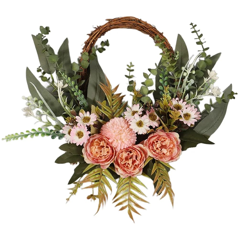 Ornament for door, garland of artificial flowers for weddings, for photographic scene objects, creative wall decoration, garland of artificial plants