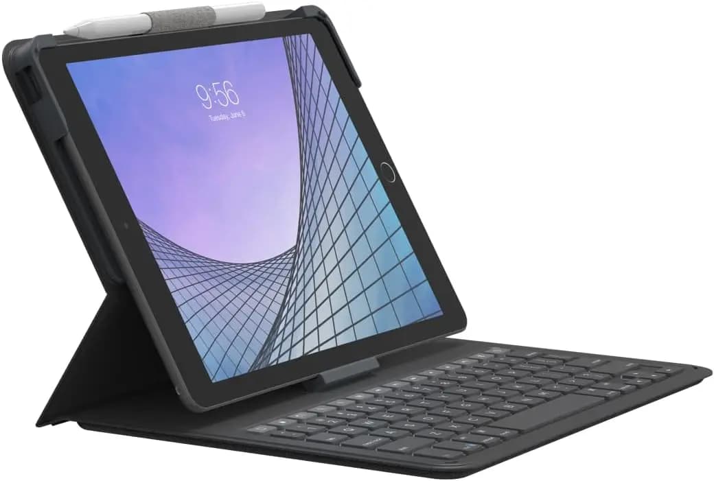 Custodia per tastiera iPad da 11 pollici con tasti stile laptop e supporto integrato per modelli A16 e 10a generazione