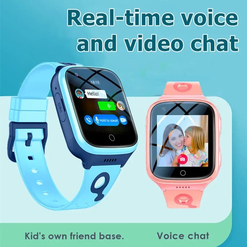 4G smart watch for kids with 1000 mAh GPS Wifi LBS video call Smart Watch Remote Monitor Phone Watch Smartwatch for Kids Waterproof