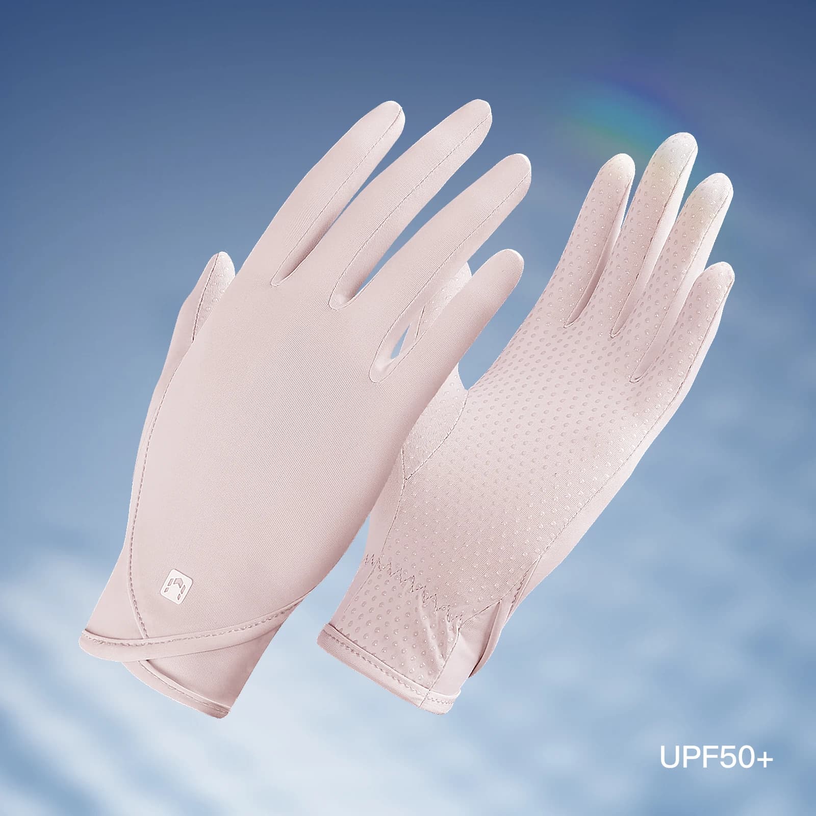 Guanti per protezione solare Sottile Seta di ghiaccio Donna per donna e uomo Guida Motociclette elettriche Pesca Protezione UV, Antiscivolo, ventilato