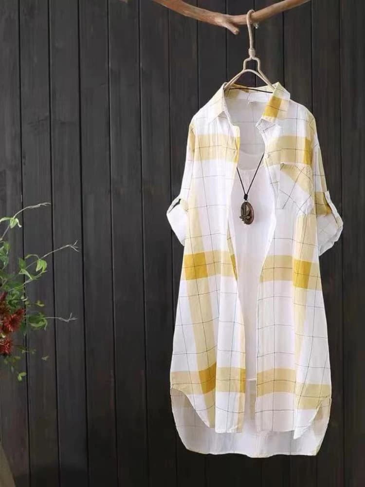 Stampa Camicette autunnali di moda per le donne 2023 Camicie a maniche lunghe larghe Protezione solare Femal Top Camicia invernale casual stile street