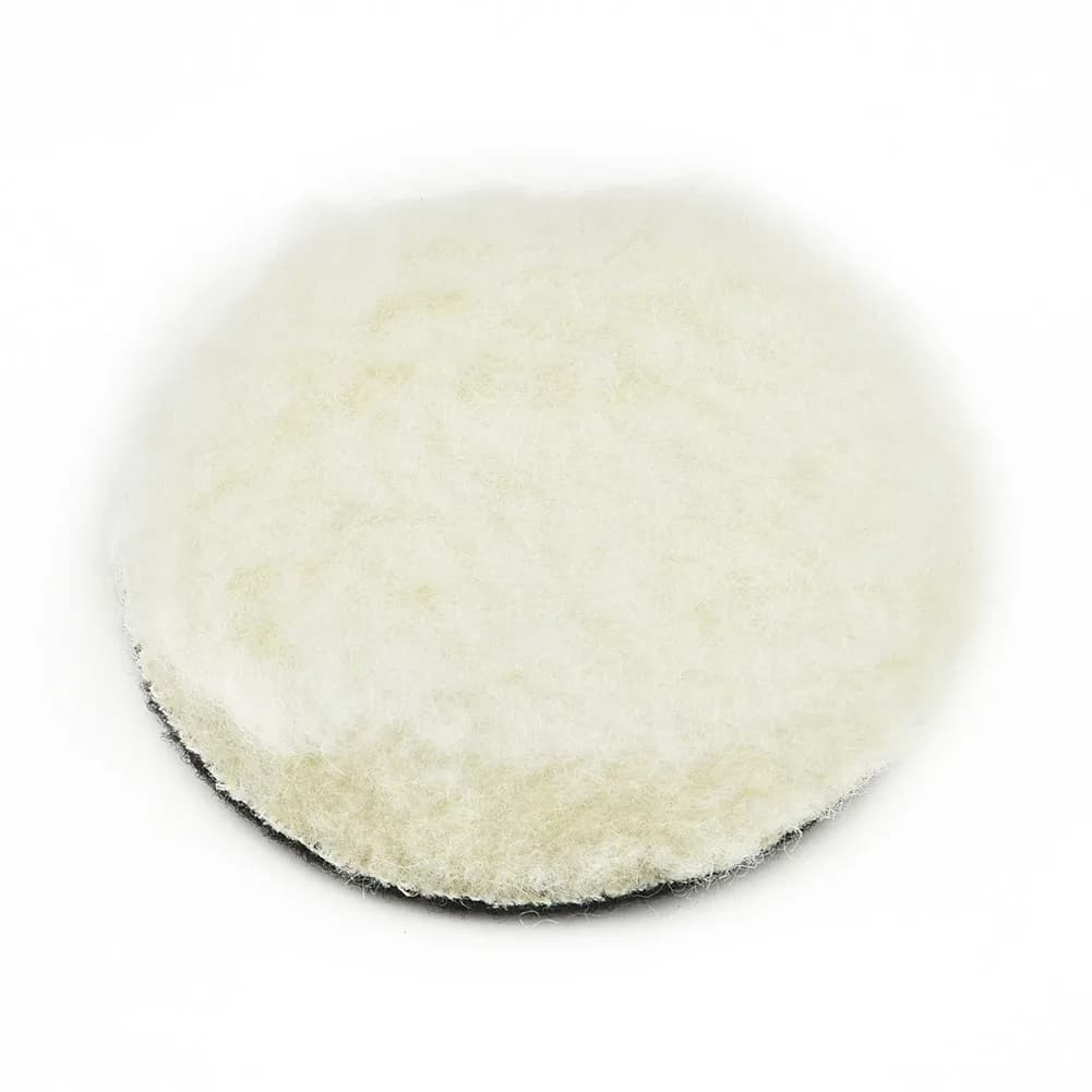 Set di 4 Tamponi in Lana da 3 Pollici per Lucidatura e Levigatura, Accessori per Riparazione e Manutenzione Auto
