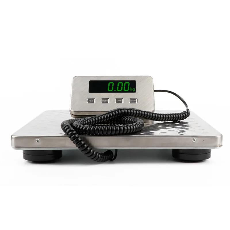 300kg Stainless Steel Digital Weighing Scale, Handheld Luggage & Parcel Scale for Courier, Postal, Pet and Livestock Weighing