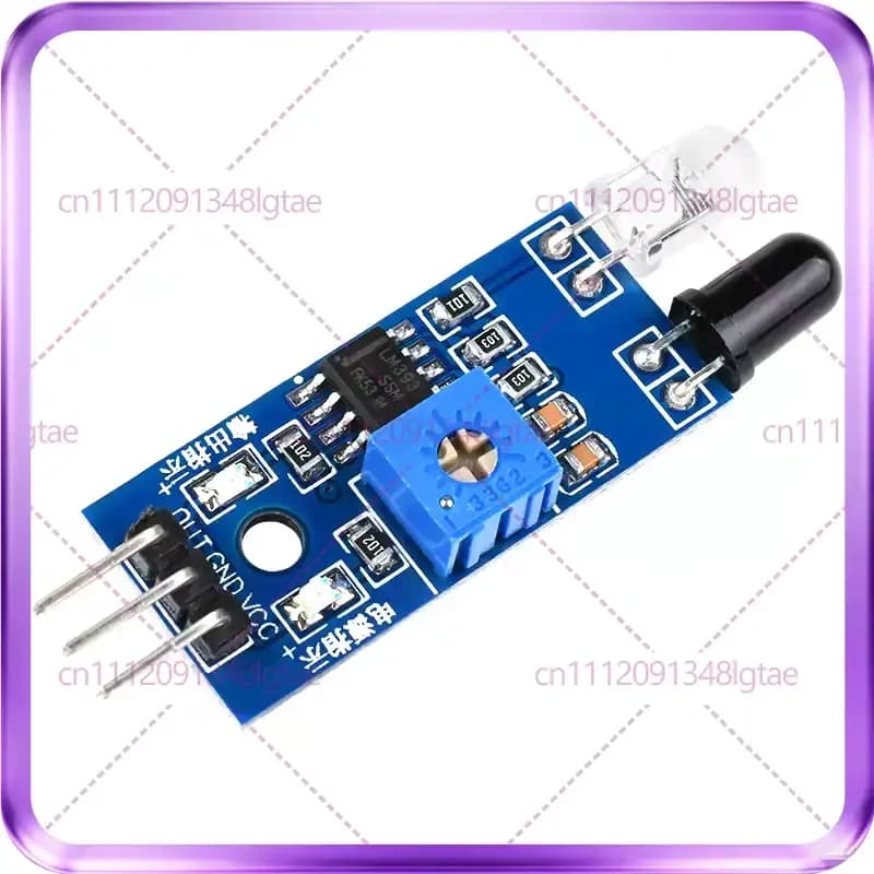 10-20pcs For arduino Diy Smart Car Robot Reflective Photoelectric 3pin IR Infrared Obstacle Avoidance Sensor Module