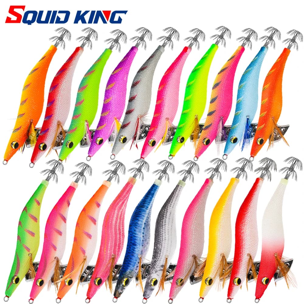 FSDZSO 13 cm/12 cm/10 cm 21g/15g/10g calamari Jig head squid jig octopus sea call jig game fishing call calamari hooks