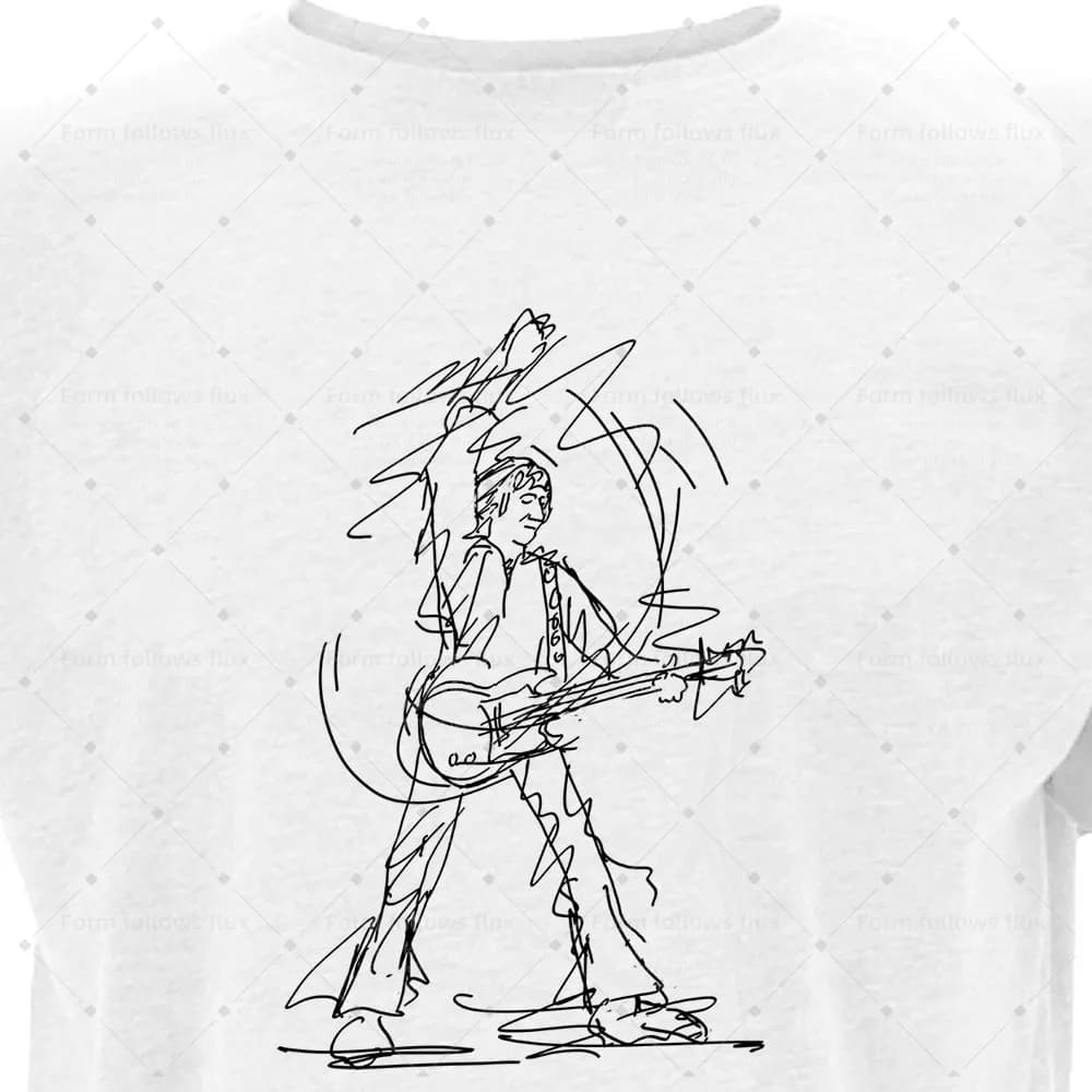 T-shirt con cappuccio da uomo 2026, stile fumetto disegnato a mano, Pete Townshend – The Who Back in the day Rock The Guitarists, unisex, taglie S-6XL Plus Si