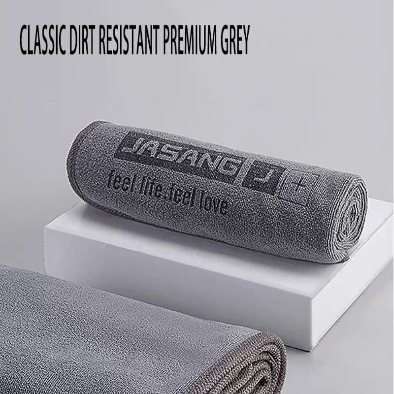 Thickened Double Layer Microfiber Car Wash Towel Super Absorbent Soft Drying Auto Cleaning Polishing Cloth