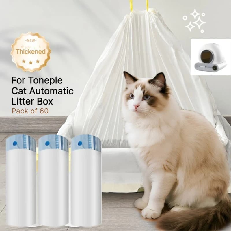 For Automatic Self-Cleaning Cat Litter Box Disposable Thickened Feces Collection Drawer Bags Pet Sanitary Cleaning Supplies