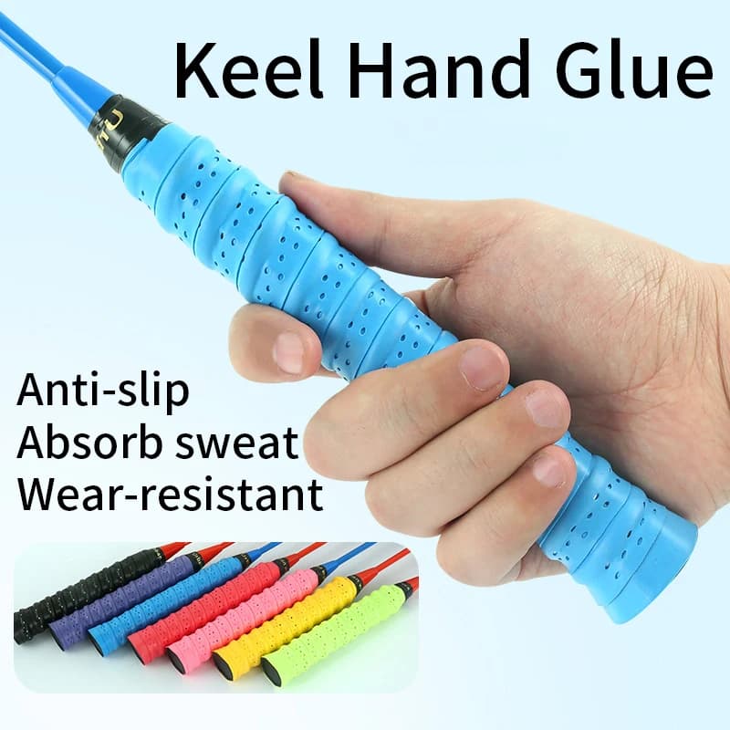 1/3 Non-slip Ribbon Parts for Tennis and Badminton Rackets - Absorbent Tape for Sweat and Reduction of Urti - Grip Tape