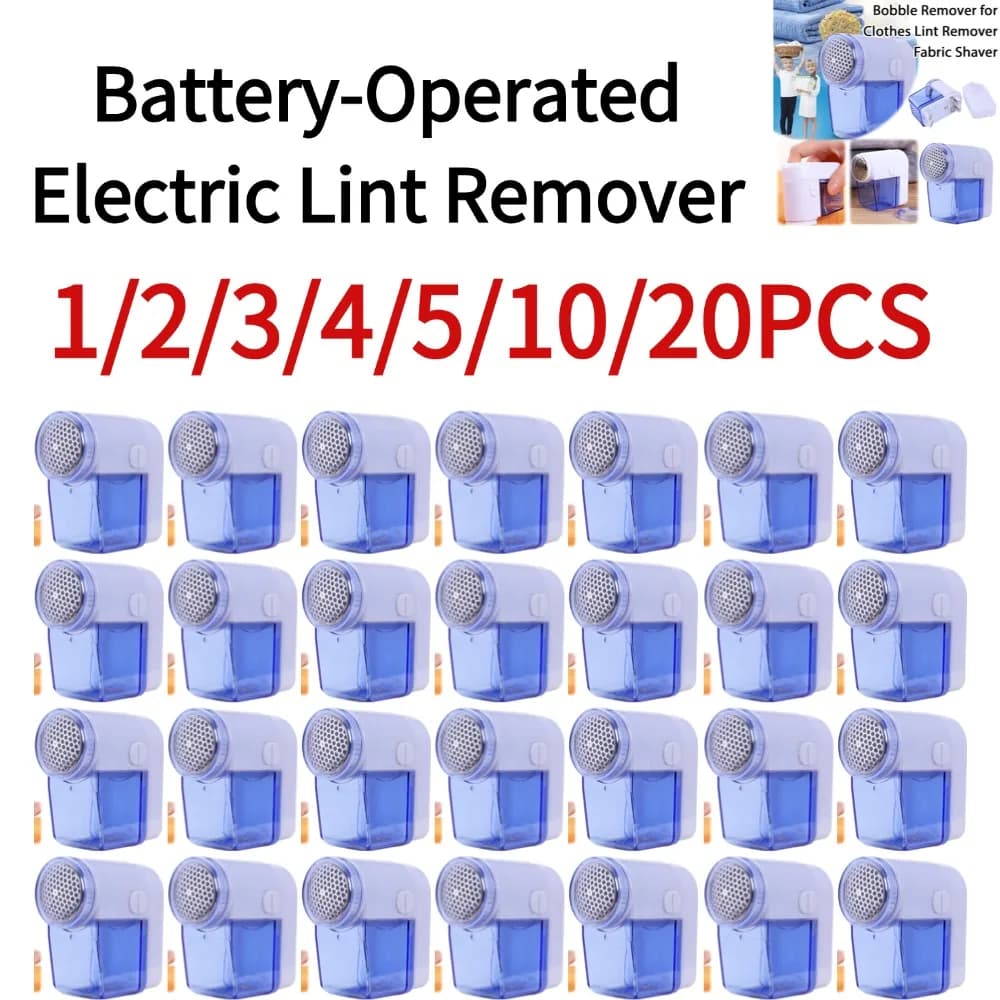 1/2/3/4/5/10/20 Pezzi Nuovo Arrivo Levapelucchi Elettrico a Batteria - Rasoio per Tessuti con 150 Fori di Precisione