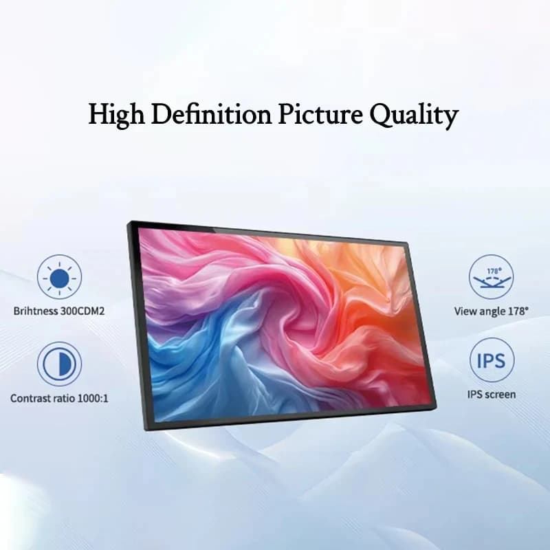 Pannello Smart Home Android 14 con Touch Screen da 15,6 Pollici, Tablet Calendario Ultra-sottile RK3576 8-core POE, Cornice Digitale da Parete