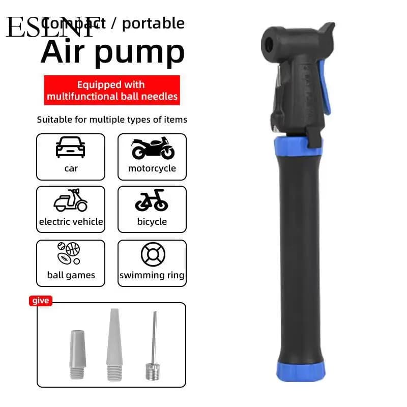 Pompa per Bicicletta Mini ESLNF, Pompa ad Aria Portatile ad Alta Pressione per Mountain Bike, Gonfiatore per Pneumatici, Accessori per Biciclette