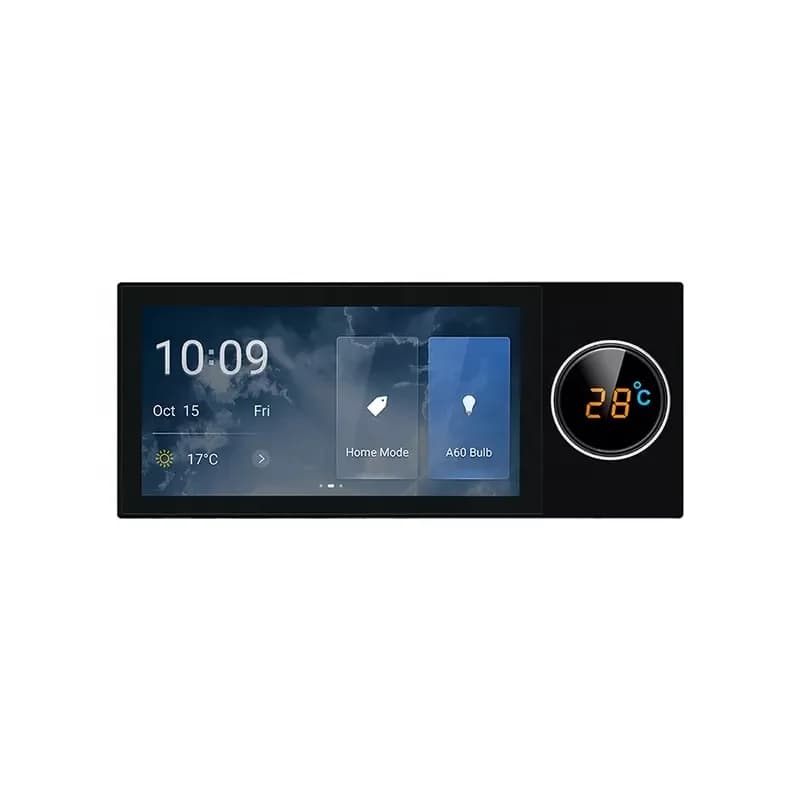 Android Tuya Zigbee Wifi 6 HD LCD Touch Screen Smart Home Control Gateway Alexa Voice Control With US Plug