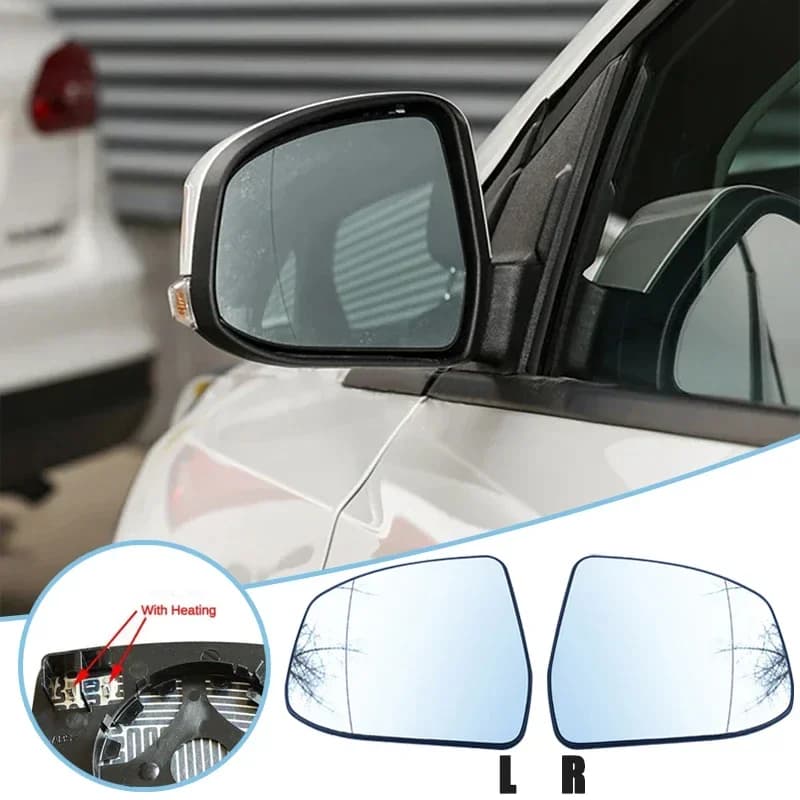 Vetro specchietto riscaldato grandangolare per Ford Focus II III MK2 DA DP DH DB DS 2 3 MK3 2008 2009 2018 Sostituzione specchietto retrovisore