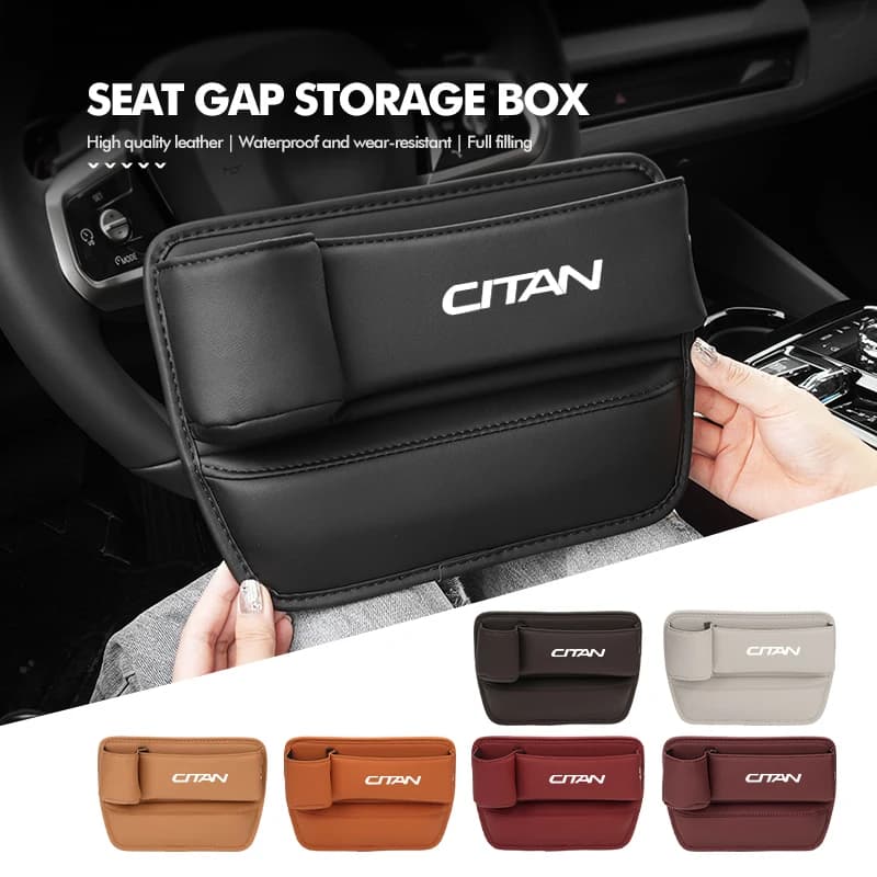 For Mercedes Benz Car Seat Gap Storage Box Central Console Side Organizer Boxs W124 W203 W204 W447 Sprinter Viano W639 W638
