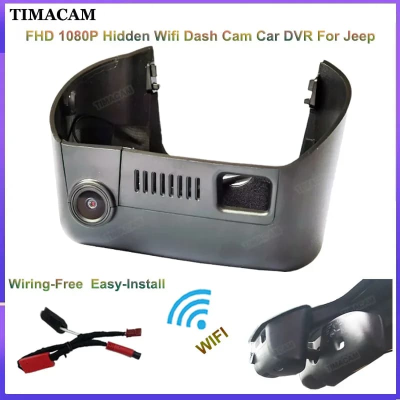 TIMACAM Per Jeep Grand Cherokee per Chrysler per Dodge Durango Caravan Journey Dart Avenger Dash Cam Facile installazione Auto Dvr EDR