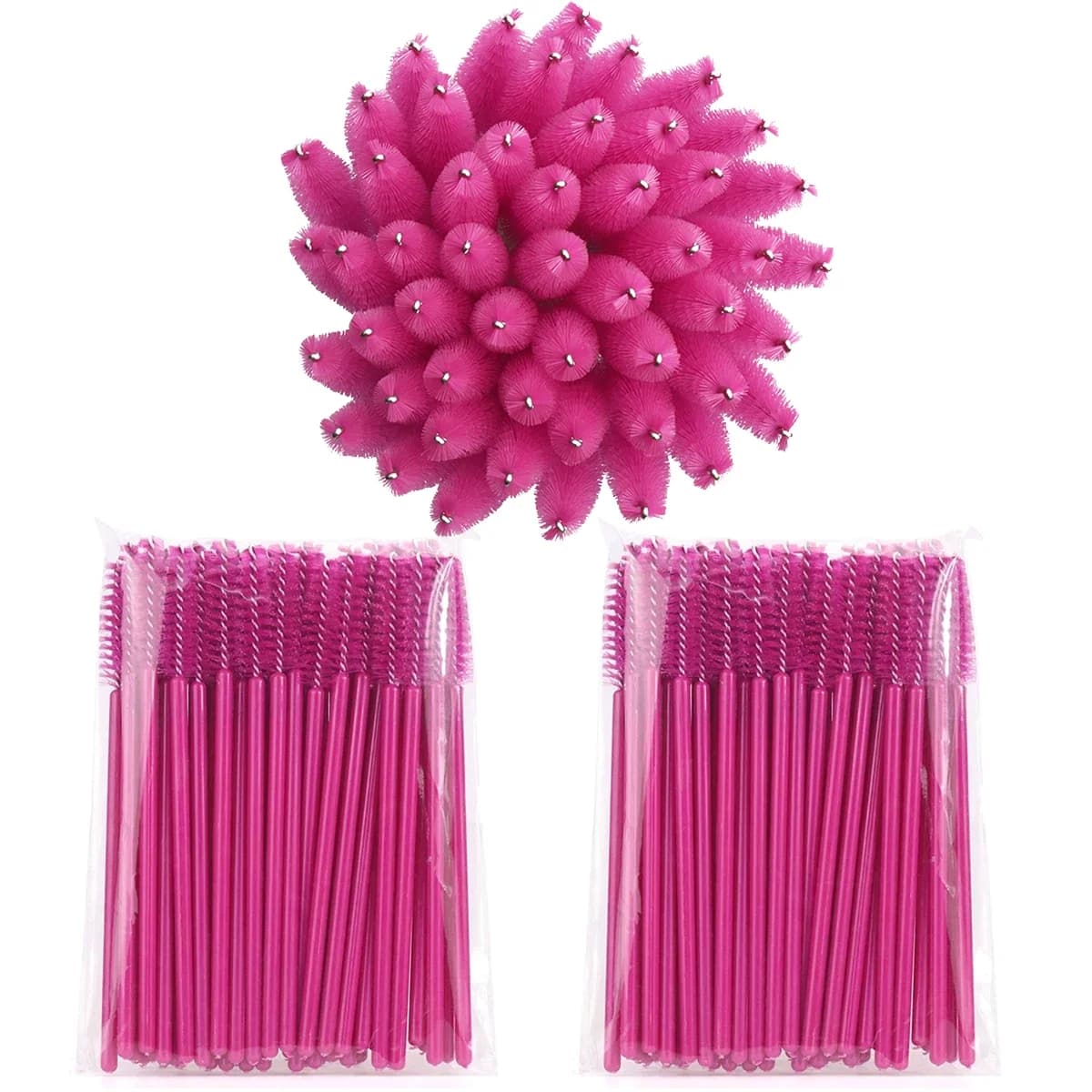 100pcs Spoolies Micro For Eyelash Extension Makeup Disposable Eyelash BrushesLash Mascara Wands Combs Wholesale