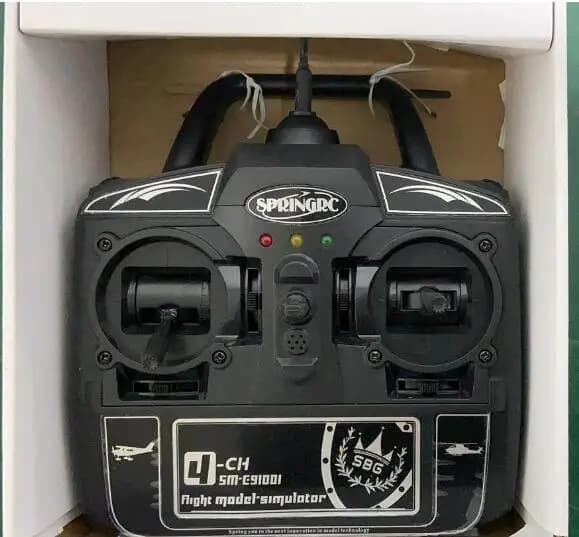 SPRINGRC SM-E91001 E91003 Telecomando Simulatore di Volo RC 4-8CH per Elicottero, Aereo, FPV MIG-29 IL2 F-16 F-22 FIXWING