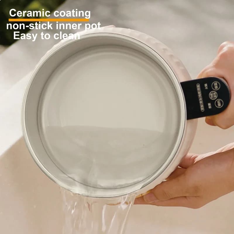 1,8L Intelligent Electric Pot Pentola, Home Hot Pot Pentola, Ceramic Anti-Flat Electric Board, Cuociriso with Booking 24h, Multifunction Pentola