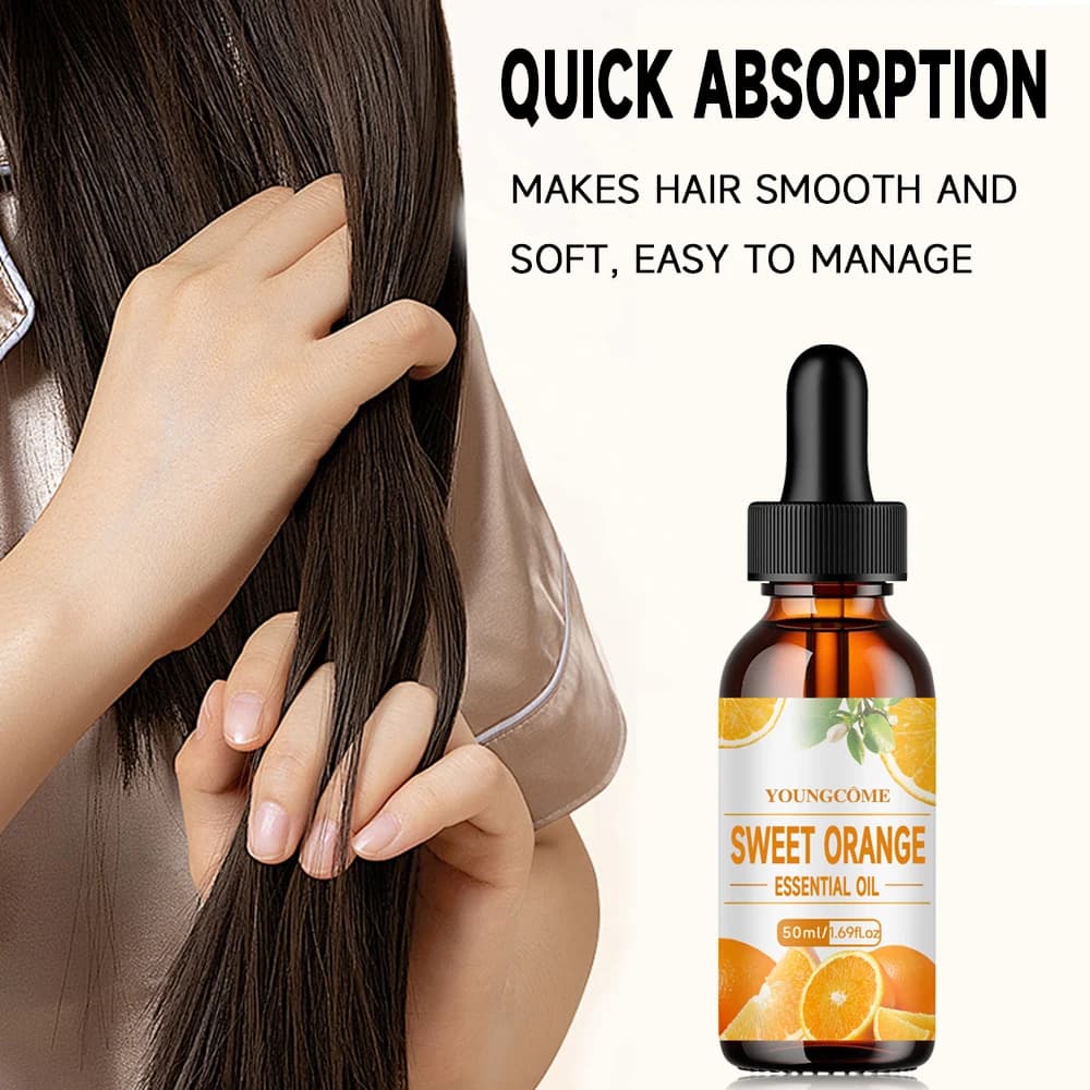 Balsamo per Capelli al Collagene Idratante e Riparatore per Capelli Secchi e Danneggiati, Trattamenti per il Cuoio Capelluto con Olio Essenziale di Arancia Dolce