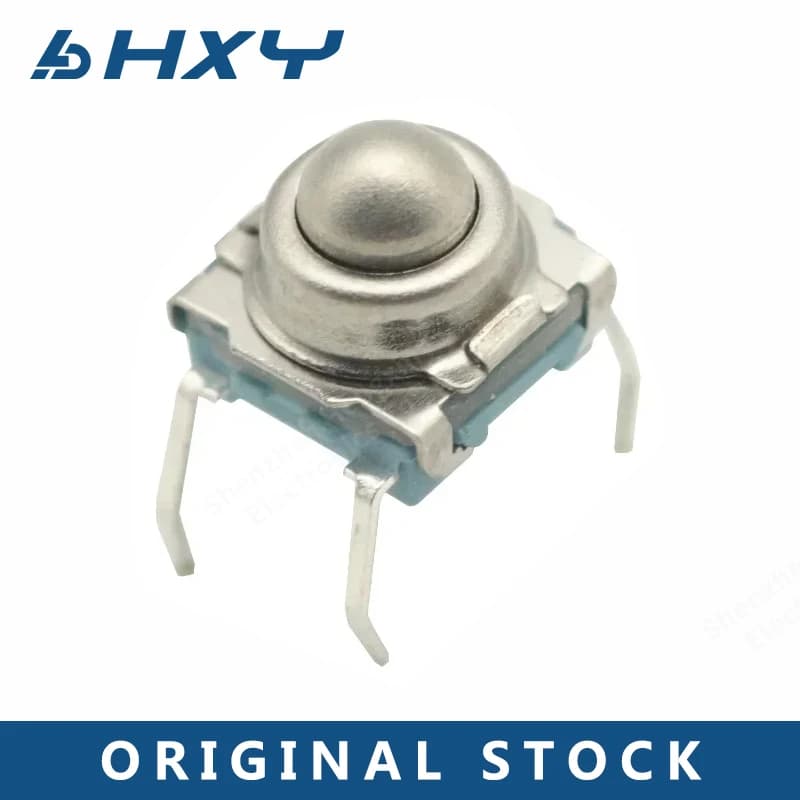 5PCS TS-F007 7*7 Stainless Steel Ball DIP Reset Switch Type 4 Spilles Tactile Switch For New Round Board Module