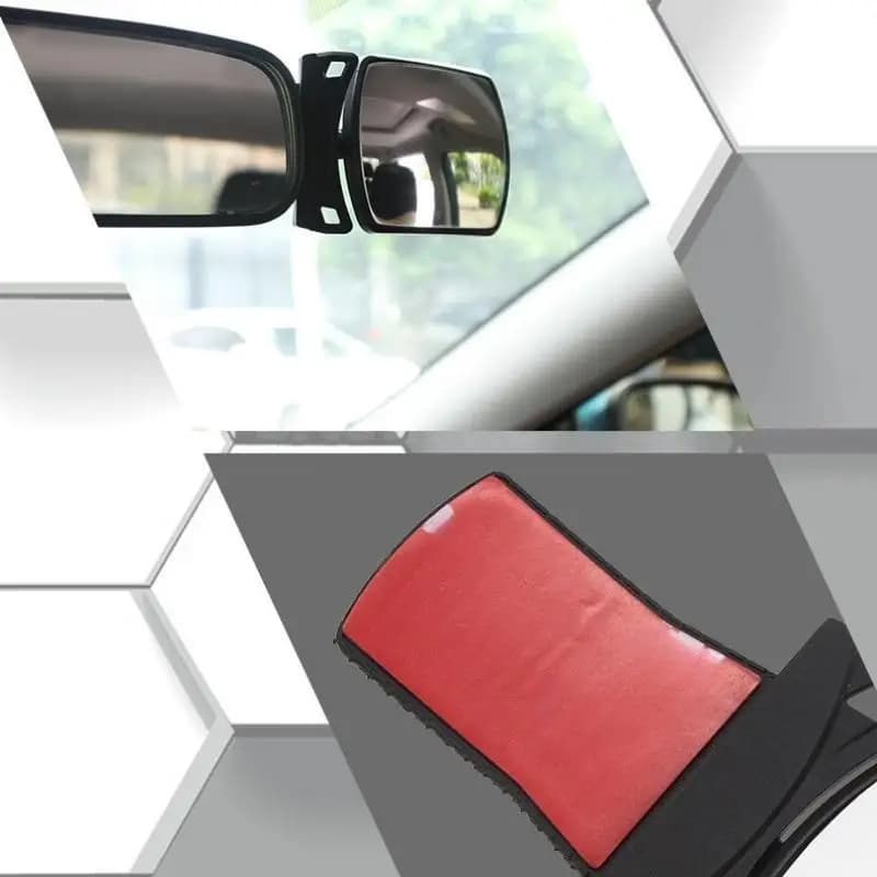 【L】1 Pezzo Specchietto di Sicurezza per Auto, Specchio Ausiliario Girevole per Osservare il Bambino sul Sedile Posteriore, Monitor Retrovisore per Auto