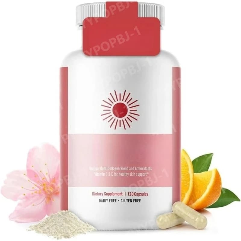 Beauty Formula Capsules for Women, Daily Supplement with Collagen, Probiotics and Vitamins for Skin Wellness Support