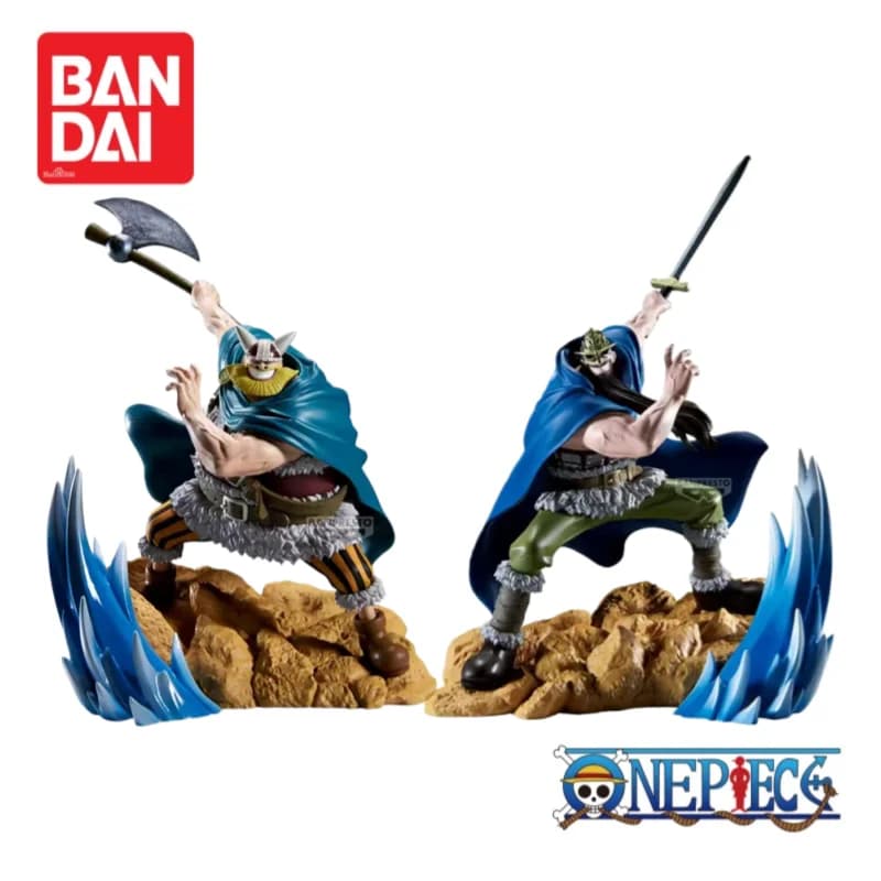 Disponibile 100% Originale Autentico Bandai Banpresto One Piece Dorry Brogy Merchandise Anime Action Figure Modello Statuetta Ornamenti