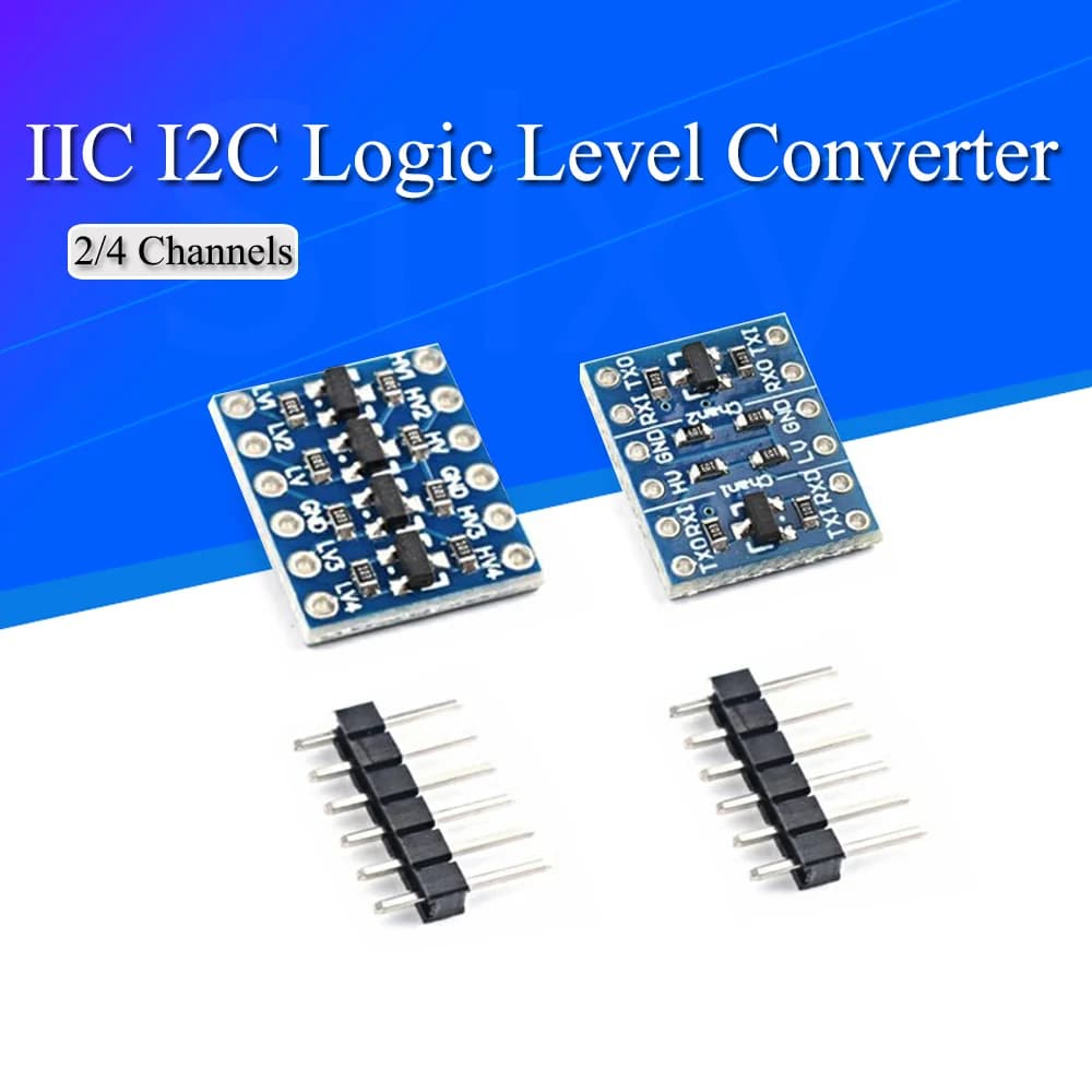 10 pz 2/4 canali IIC I2C convertitore di livello logico modulo bidirezionale da 3,3 V a 5 V cambio per Arduino