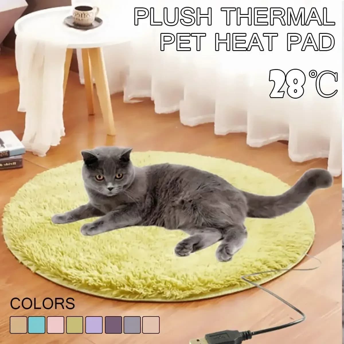 Electric Heated Pad For Autumn Winter USB Pet Electric Heating Pad Blanket Cat Anti-scratch Dog Heating Mat Sleeping Bed