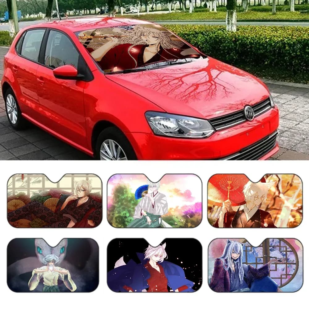Kamisama Hajimemashita Parasole per auto Parabrezza Pieghevole Simpatico Parasole divertente di Vincent per blocchi SUV per camion auto
