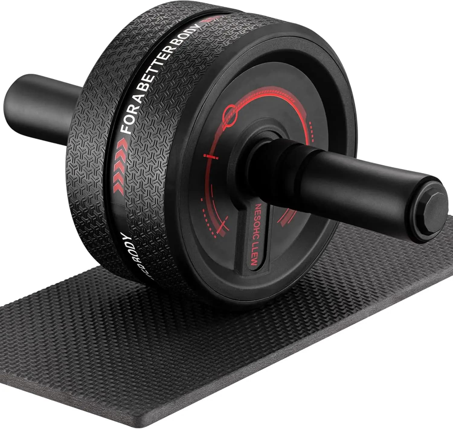 Upgraded Ab Roller Wheel, 3.4" Wide, 490 lbs Max, Abdominal Training for Men/Women