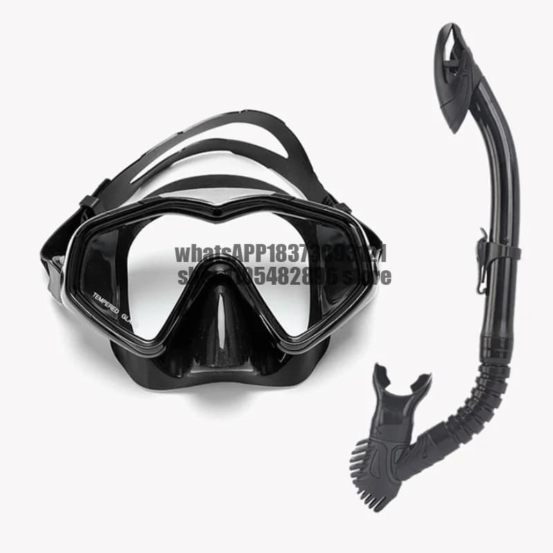 Diving Goggles Mask Free Diving Large Frame Set Snorkeling Tube Scuba Swimming Equipment