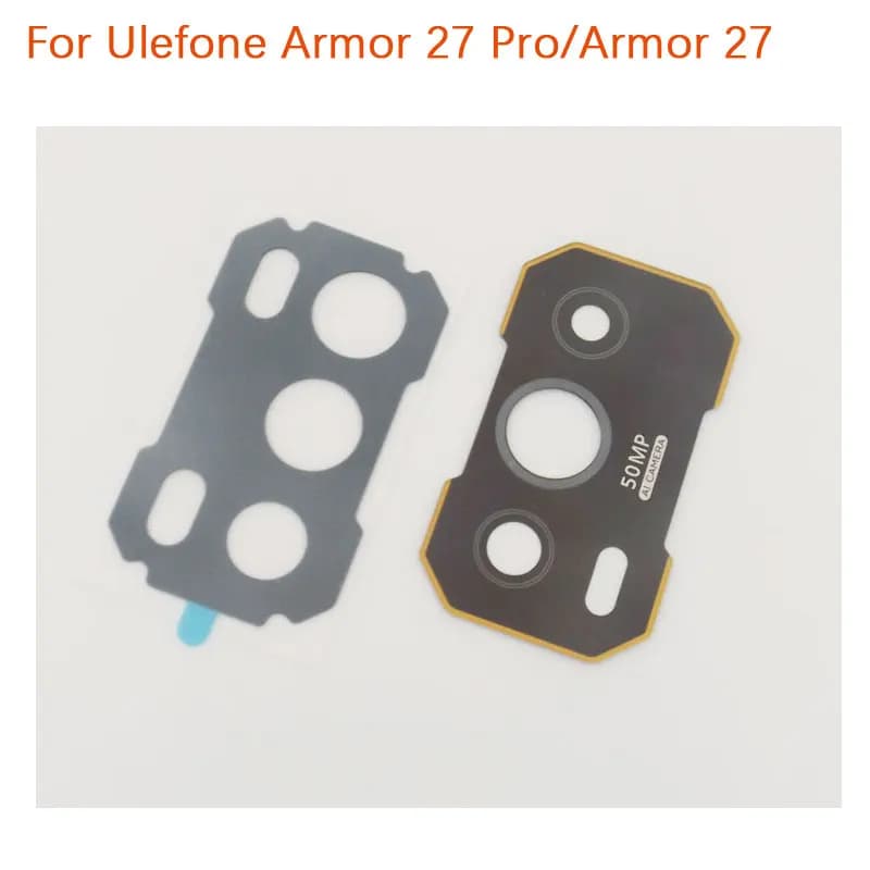 New Original Ulefone Armor 27 Pro Armor 27 Rear camera lens Rear camera lens Glass cover with foam adhesive for Ulefone Armor 27