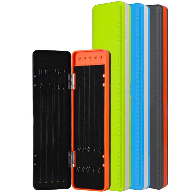 32/37/45CM Multi-layer Carp Fishing Tackle Box Zig Chod Stiff Hair Rig Storage Box Case Fishing Line Hook Accessory Anti-slip
