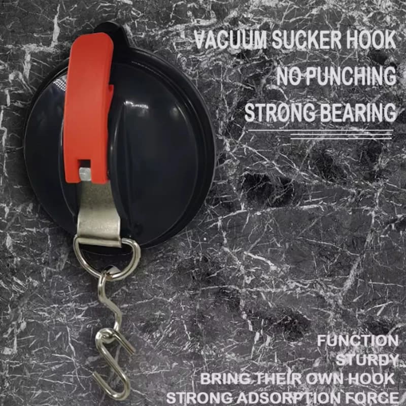 Gancio a ventosa resistente con ancoraggio fisso per cinturini di orologi, bagno e organizzazione domestica