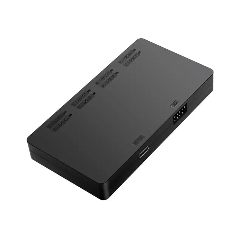 Controller RGB per Case PC, Hub USB 2.0 a 9 Pin, Espansore Interno per Scheda Madre, Splitter USB 2.0 a 9 Pin per Computer