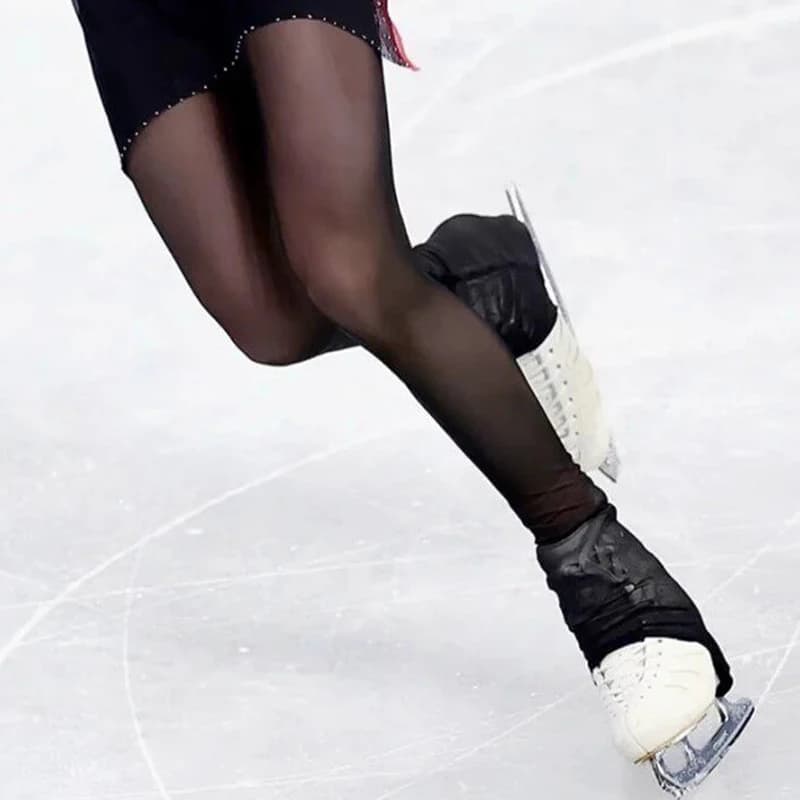 Figure Skating Training Tights Pantyhose Professional Mesh Pantyhose for Women Kids Adults Gymnastics Roller Skater Ice Skating