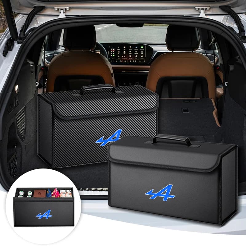 Car Trunk Storage Box Organizer Foldable Tidying Container Bag For Alpine A290 GTS A110 A390 Espace Austral Spring Accessories