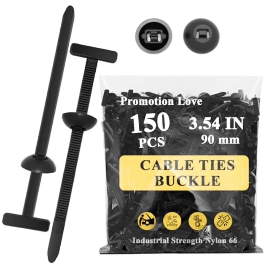 Pcs Nylon Universal Cable Tie Buckle, Zipper Clips for Car, T Zip Ties, Ziploc Pro Cable Ties, Automotive Plastic Rivet Fixing,