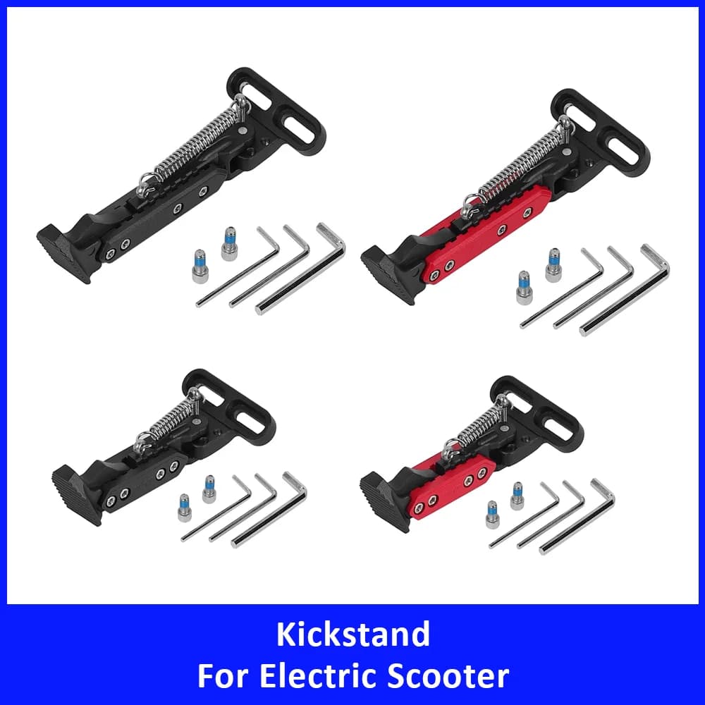 Cavalletto regolabile V2.0 per accessori scooter elettrico Montaggio verticale laterale Staffa di supporto per parcheggio Pezzo di ricambio di ricambio