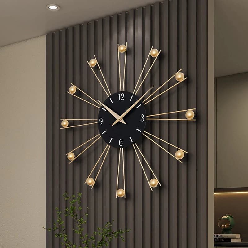Orologio da parete decorativo moderno e creativo, silenzioso, per soggiorno e arredamento d'interni