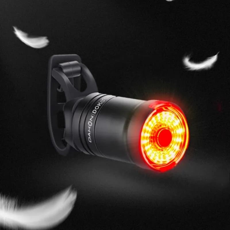 Per Dahon Mountain Bike Fanale posteriore Regolazione intelligente Guscio in lega di alluminio Luci per biciclette Accessori per biciclette resistenti agli urti