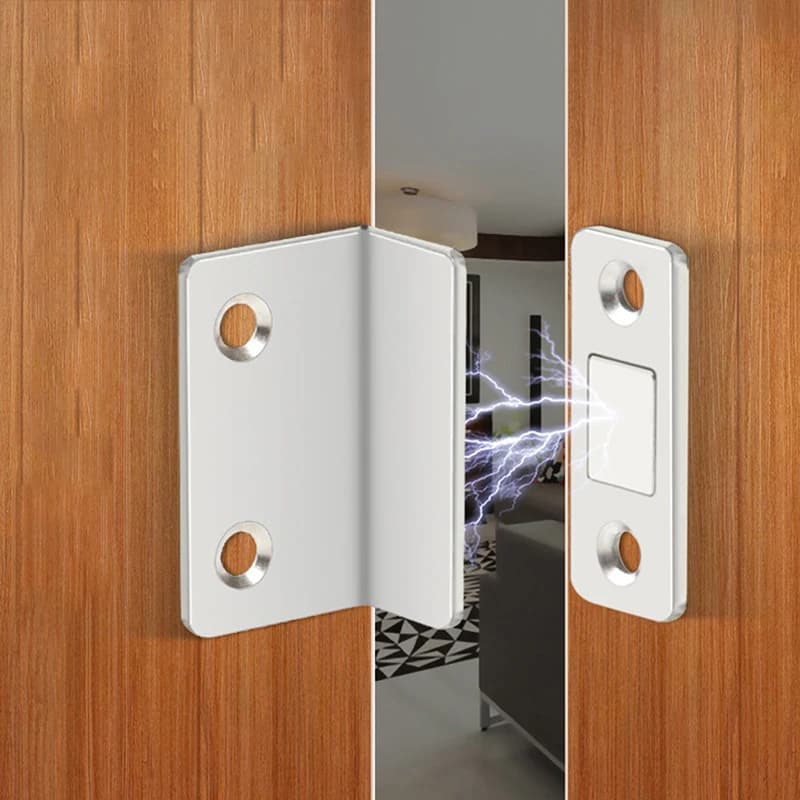 Forte fermaporta per porta dell'armadio, chiusura per porte dei mobili, serratura magnetica per armadio, strumento di aspirazione per porta ultra magnetica