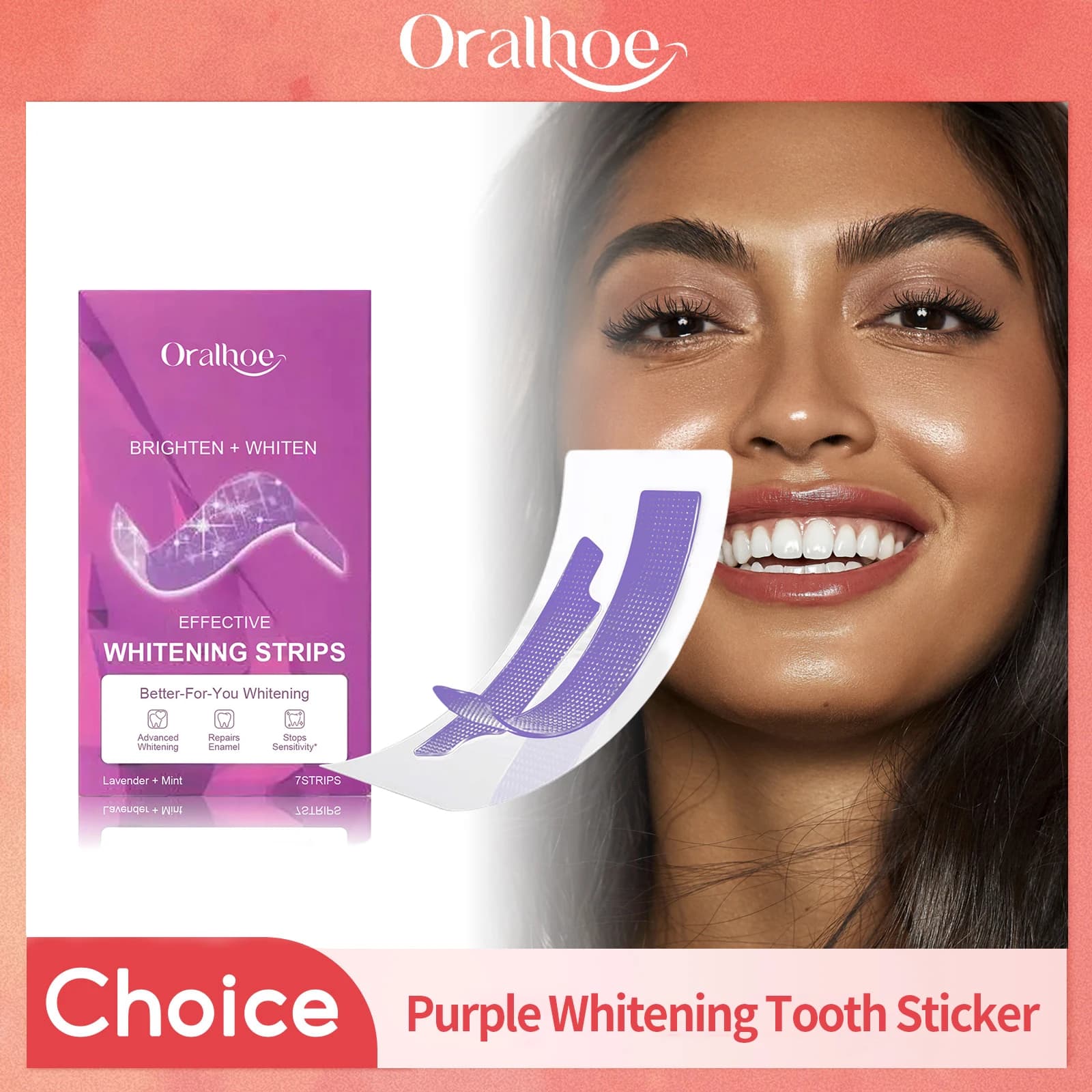 Teeth whitening Strip Remove Teeth Coffee Smooth Smooth Sweater for teeth Deep cleaning Dental whitening adhesive for oral hygiene