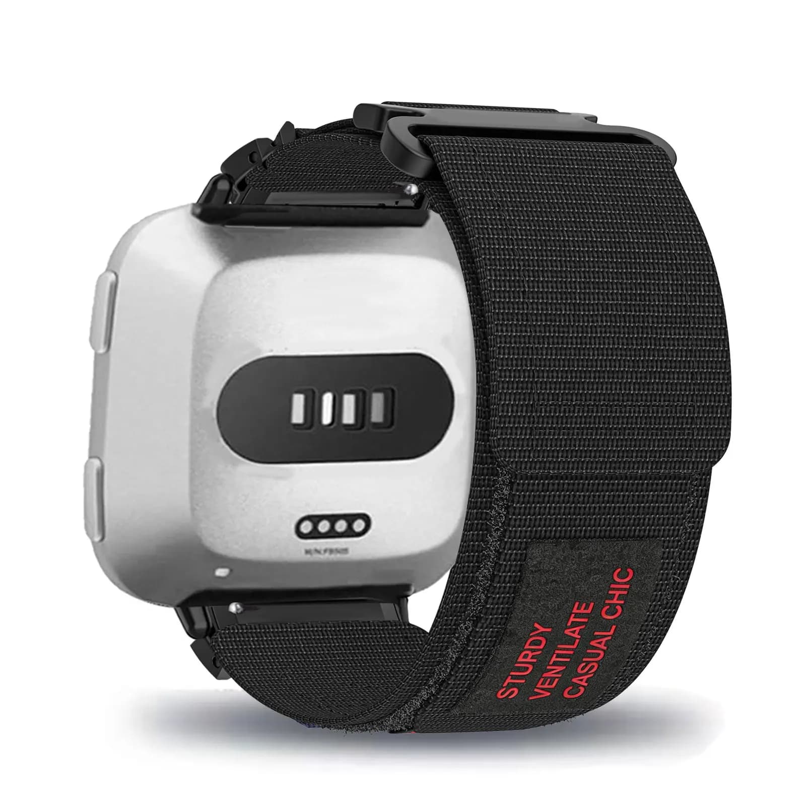 Cinturini in nylon con velcro per Fitbit Versa 2/Versa/Versa Lite/Versa SE per uomo e donna